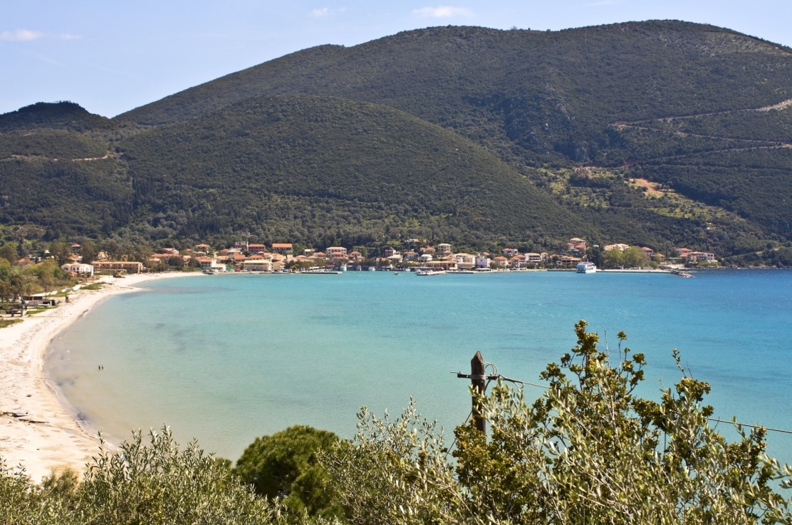 Port of Vasiliki at Lefkada island, Greece